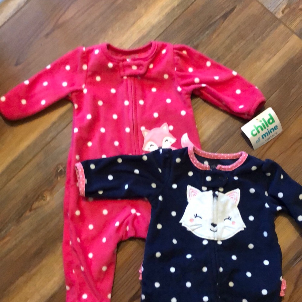 Carter’s sleepers (fleece)